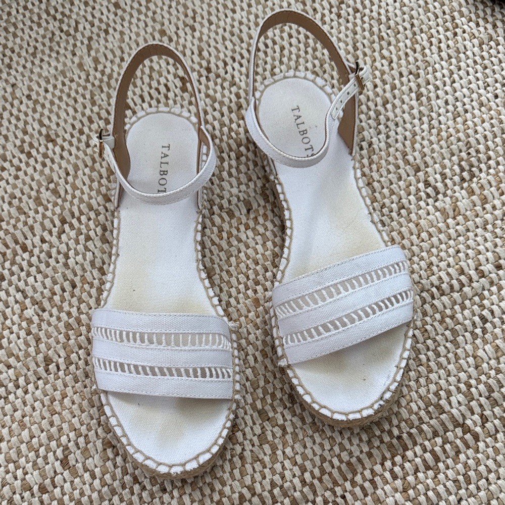 Talbots white Espadrille Sandals